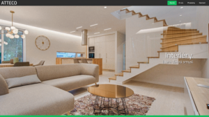 Návrh homepage pro výrobu nábytku