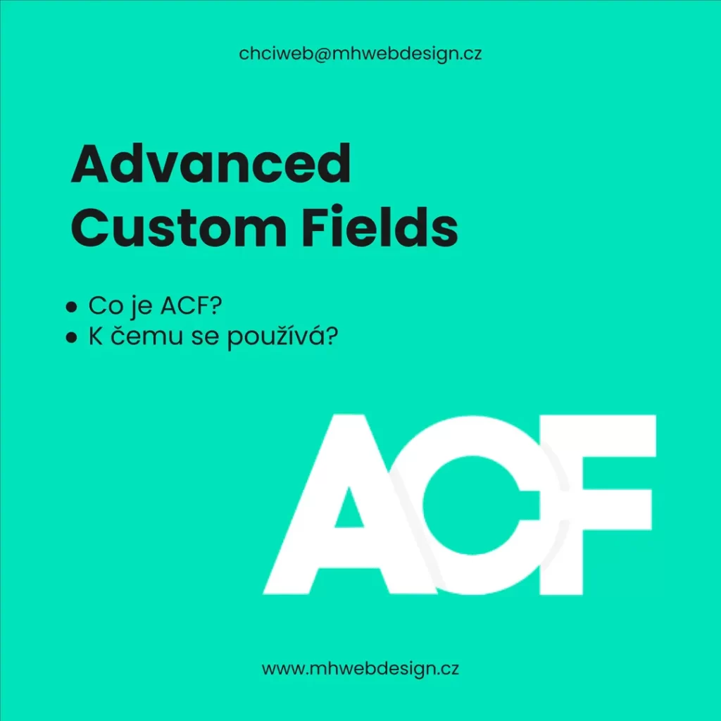 Náhledový obrázek - ACF - Advanced Custom Fields - Tvorba webových stránek MH Webdesign