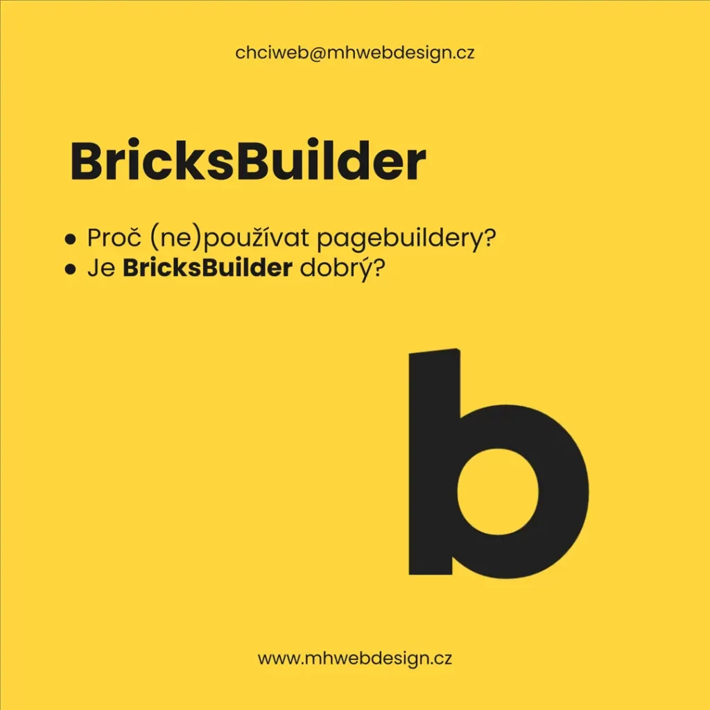Náhledový obrázek - BricksBuilder - Tvorba webových stránek MH Webdesign